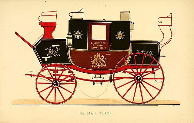 All mail coaches were made by one firm, although the mail routes ran under private contracts