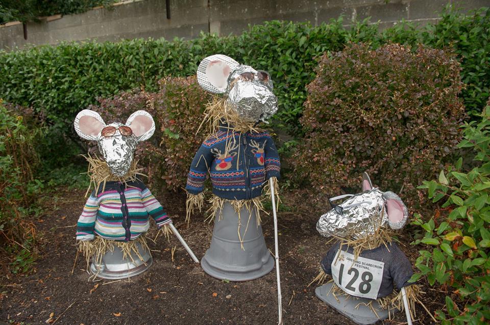 Scarecrow Mice at Garstang Scarecrow Festival